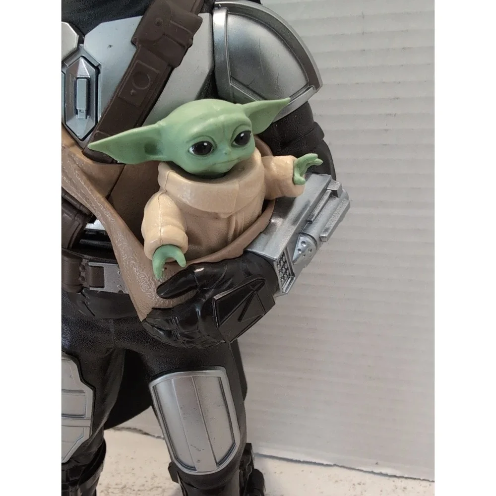 Star Wars Galactic Action The Mandalorian Grogu Toy Figure 12